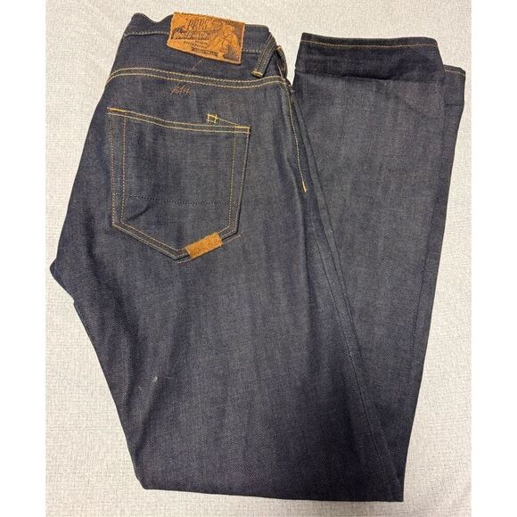 PRPS Size 29 X 30 Demon Slim Straight Japanese Selvedge Jeans Mid Rise E61P98BP - Picture 1 of 7